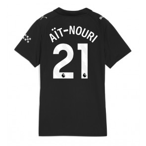 Lacne Ženy Futbalové dres Manchester City Rayan Ait-Nouri #21 2025-26 Krátky Rukáv - Preč